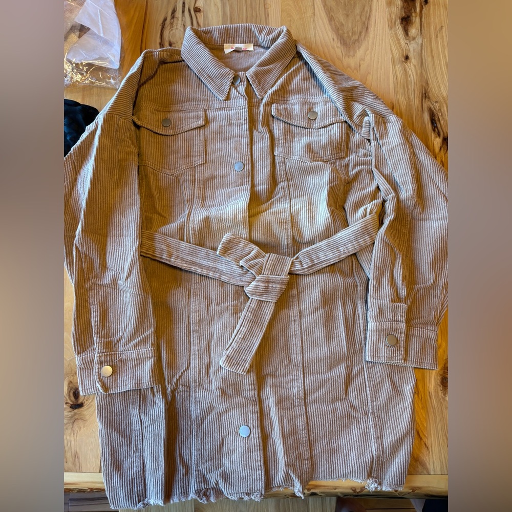 Corduroy dress new with out tags